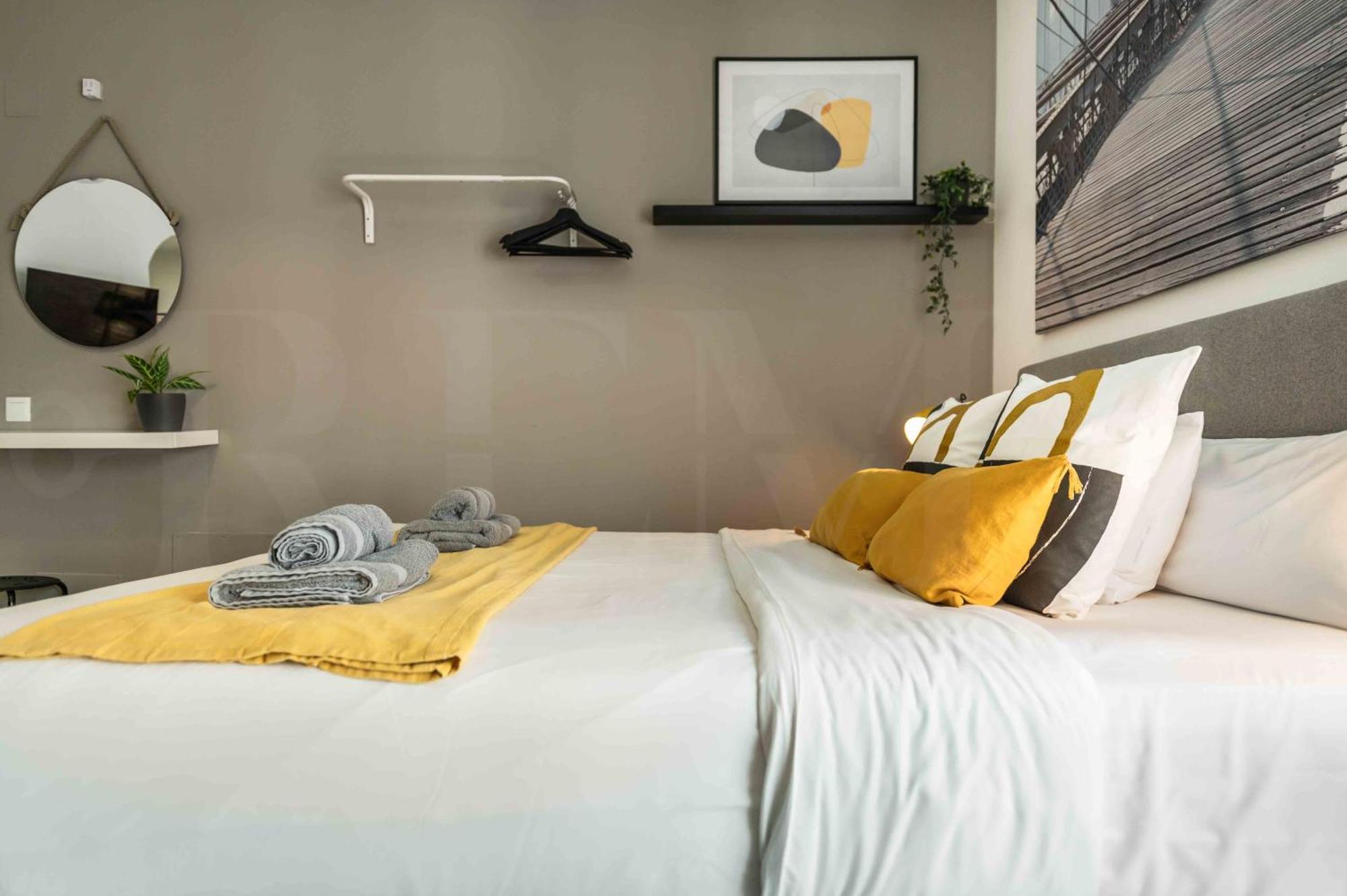 Modern Studio With Private Rooftop Terrace By Rems Málaga Kültér fotó